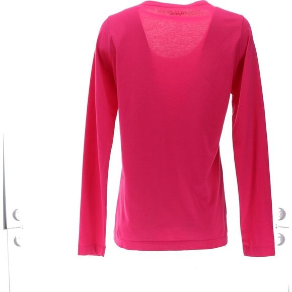 Lands' End Women's Petite LS SUPIMA SCOOP T-SHRT Laurel Blossom M NEW 494509 - Picture 4 of 8